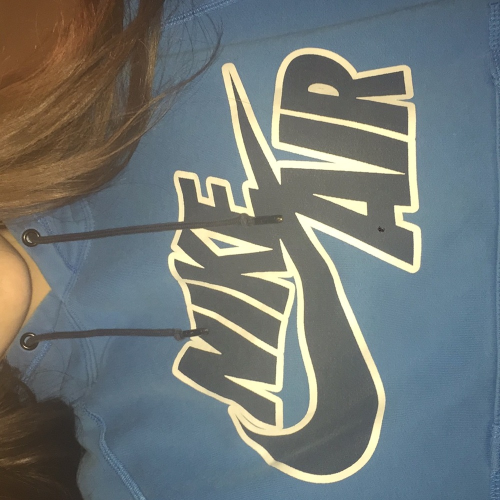Blue nike air hoodie